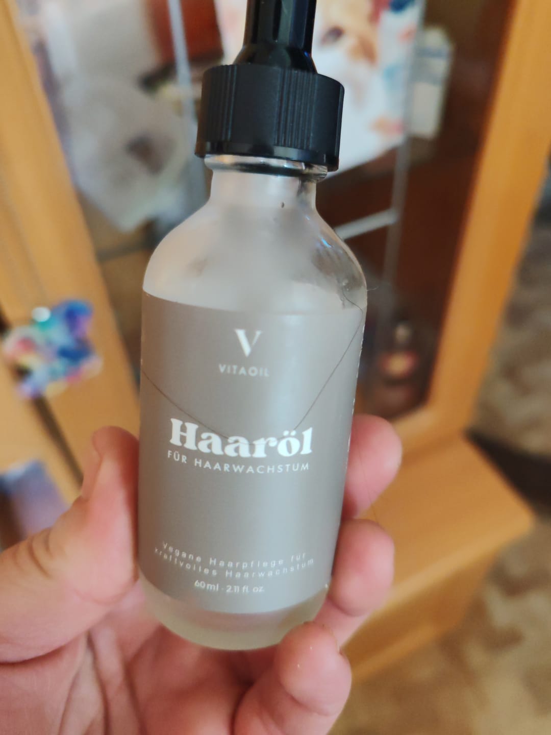 Customer photo review of Veganes Haaröl für schnelles Wachstum