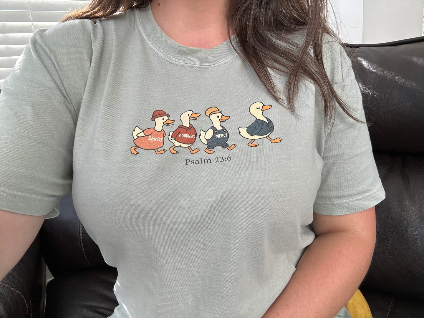 Customer photo review of The Chase T-shirt