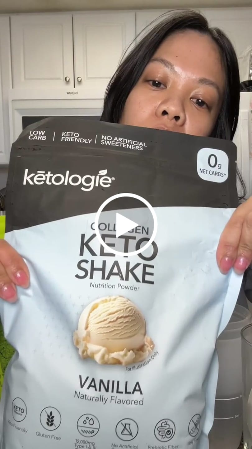 Customer video review of Vanilla Collagen Keto Shake