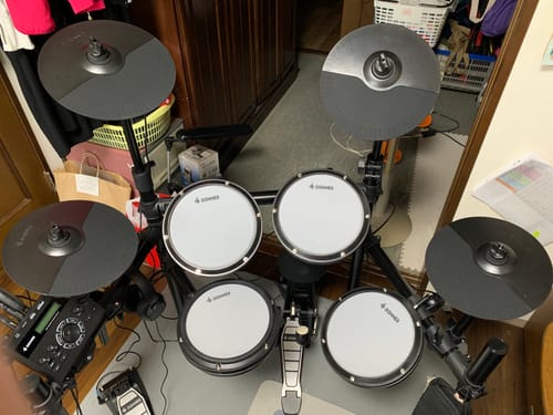 Customer photo review of Donner DED-200X 5ドラム 4シンバル 電子ドラム