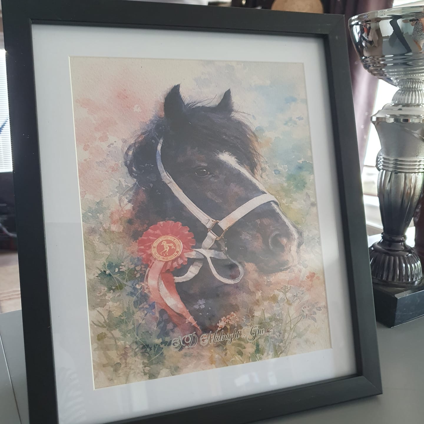 Customer photo review of Watercolour -  Personalised Poster