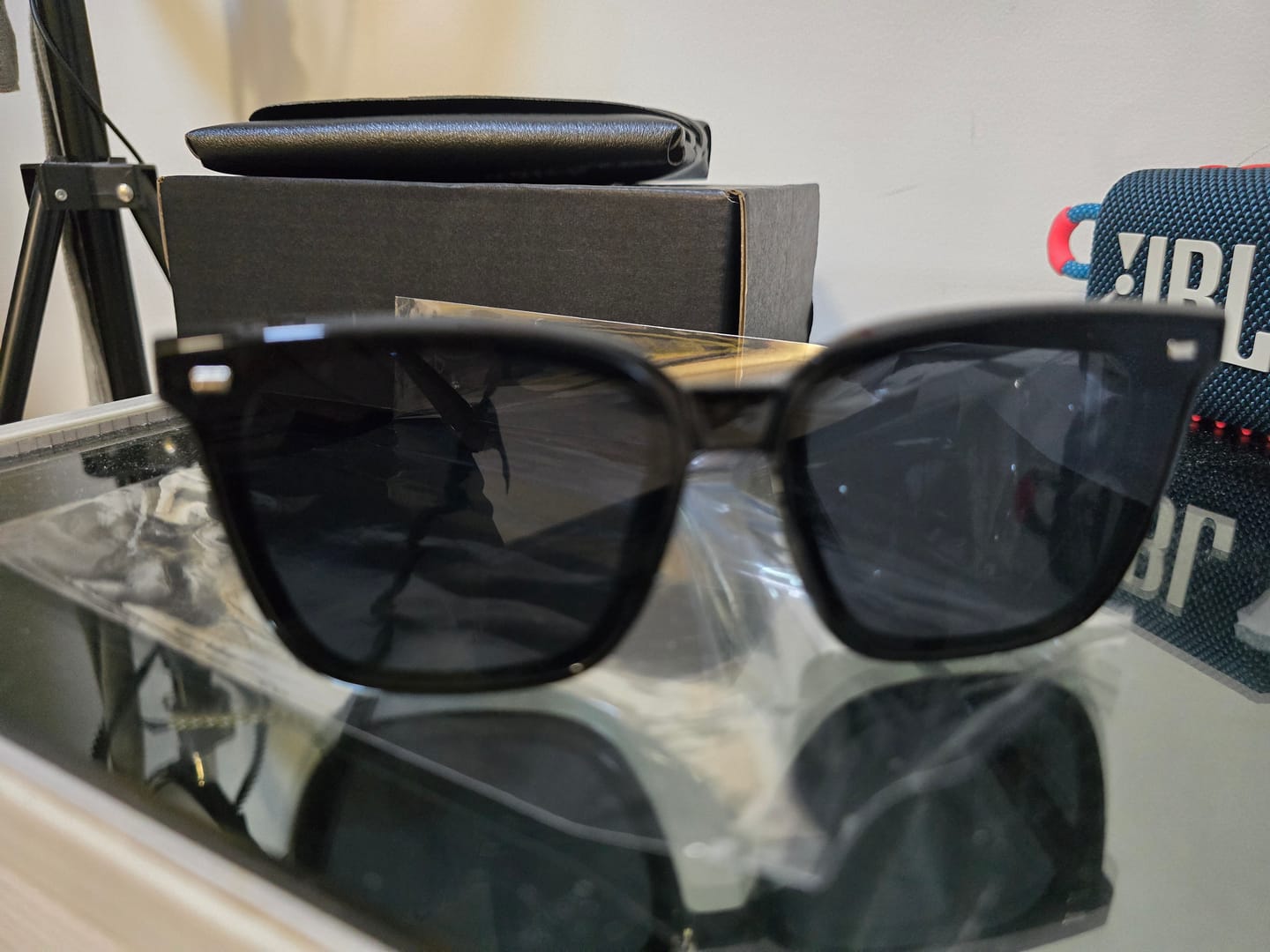 Customer photo review of Cleo Square Framed Sunglasses
