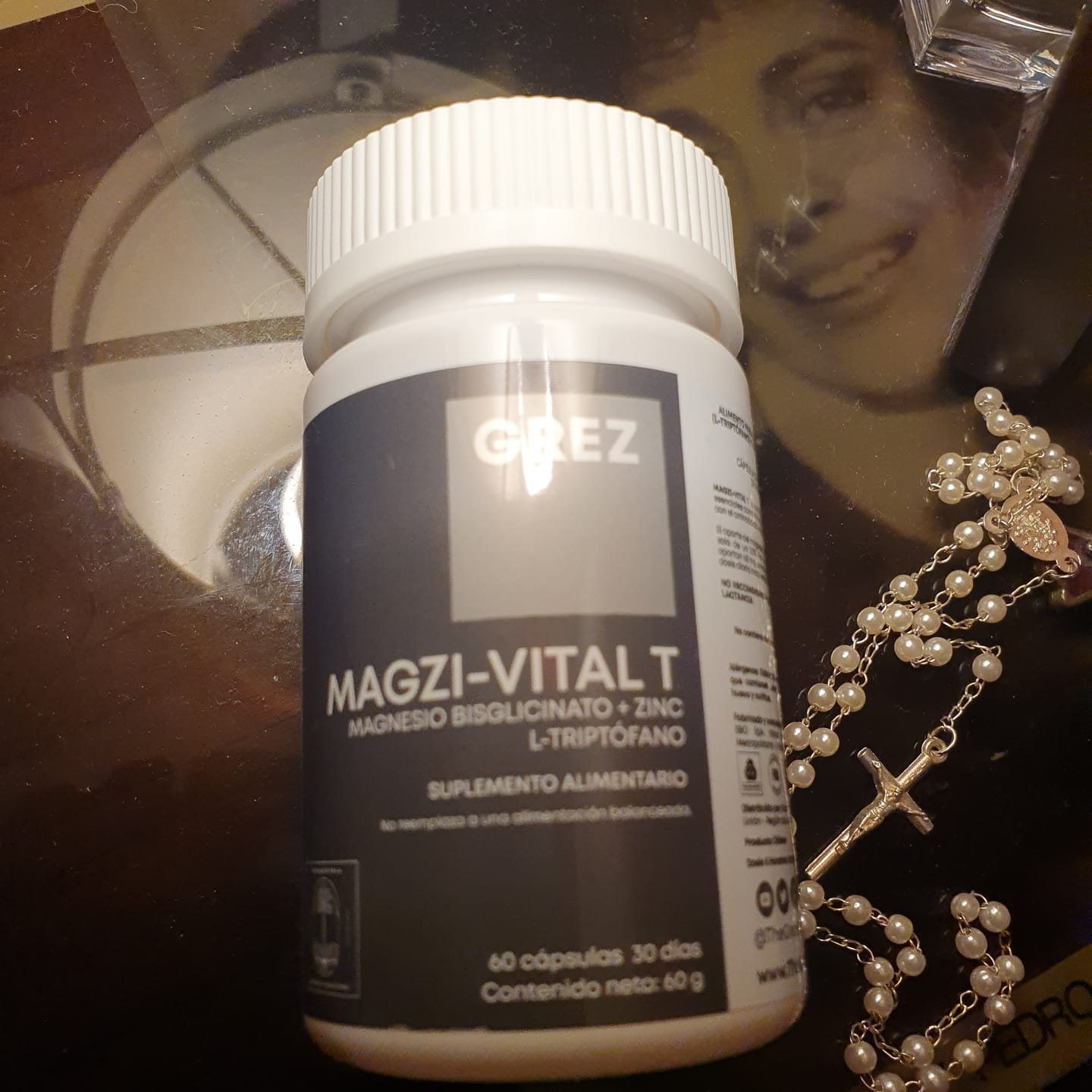 Customer photo review of MAGZI-VITAL T - Magnesio bisglicinato + Zinc + Aminoácido para el Sueño - 60 cápsulas