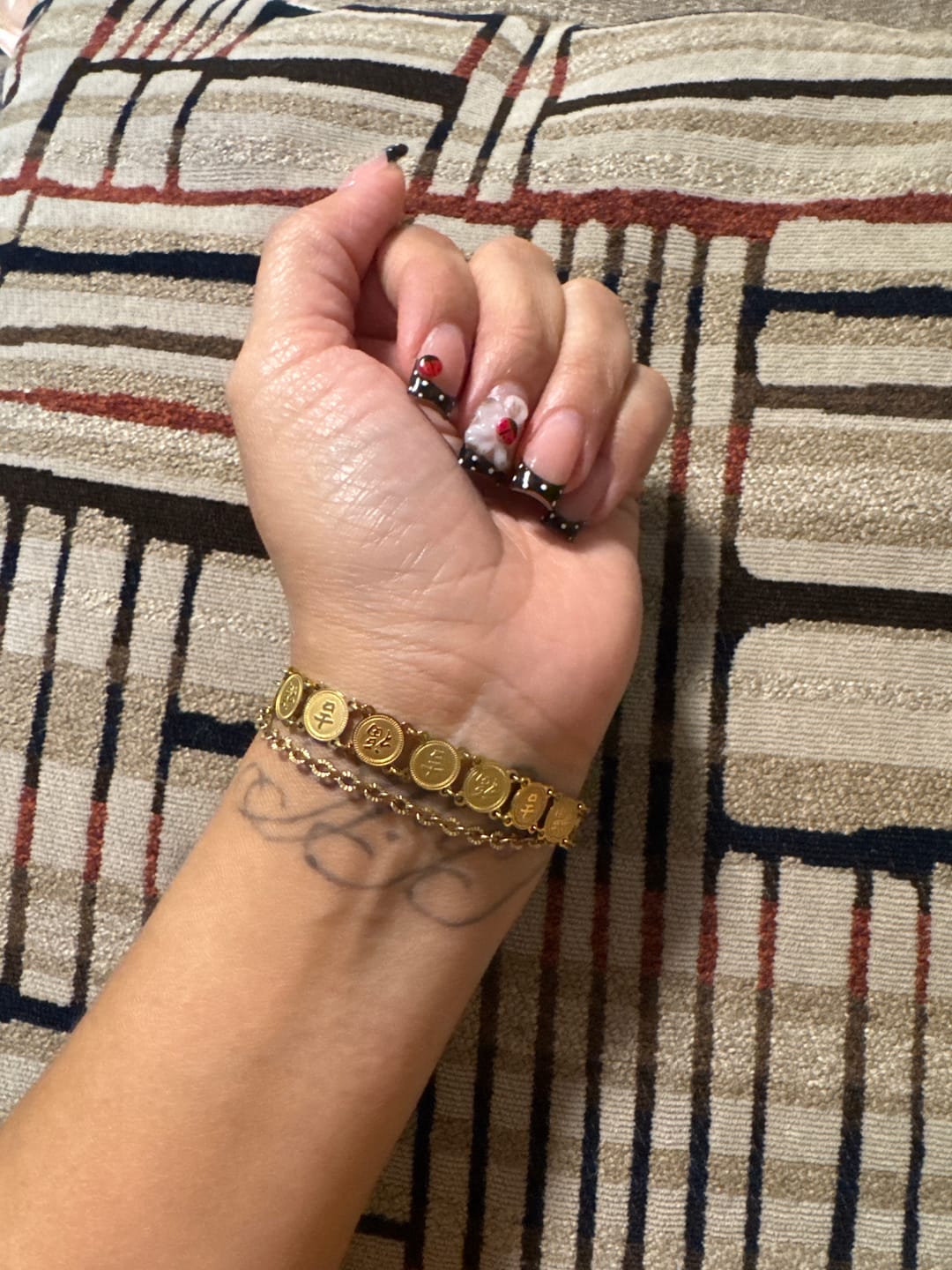Customer photo review of Lucky Coin Bracelet