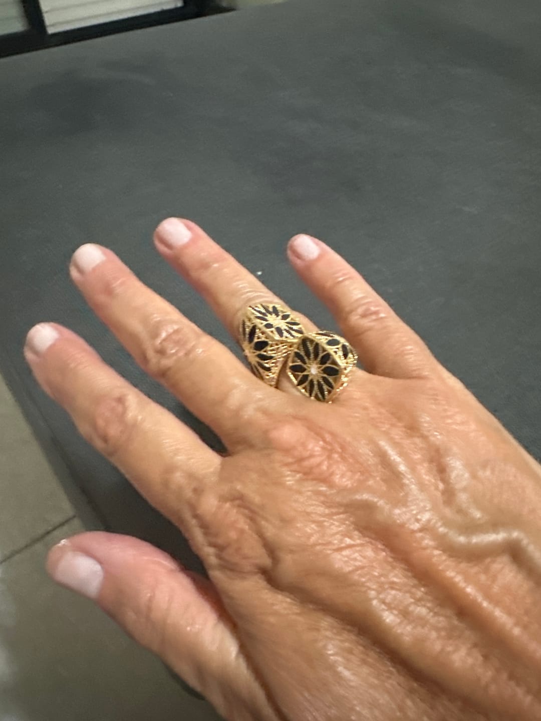 Customer photo review of ANELLO MARGHERITA GRANDE REGOLABILE FILIGRANA ARGENTO 925