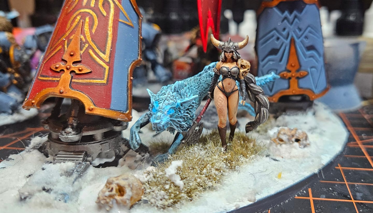 Customer photo review of Viking Girl Pinup