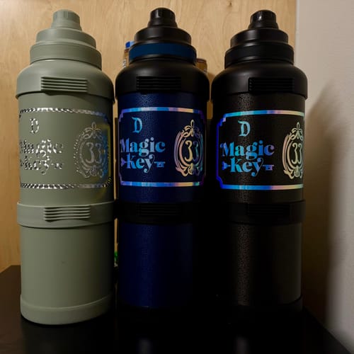 Customer photo review of 4L Titan Bottle (135 oz)