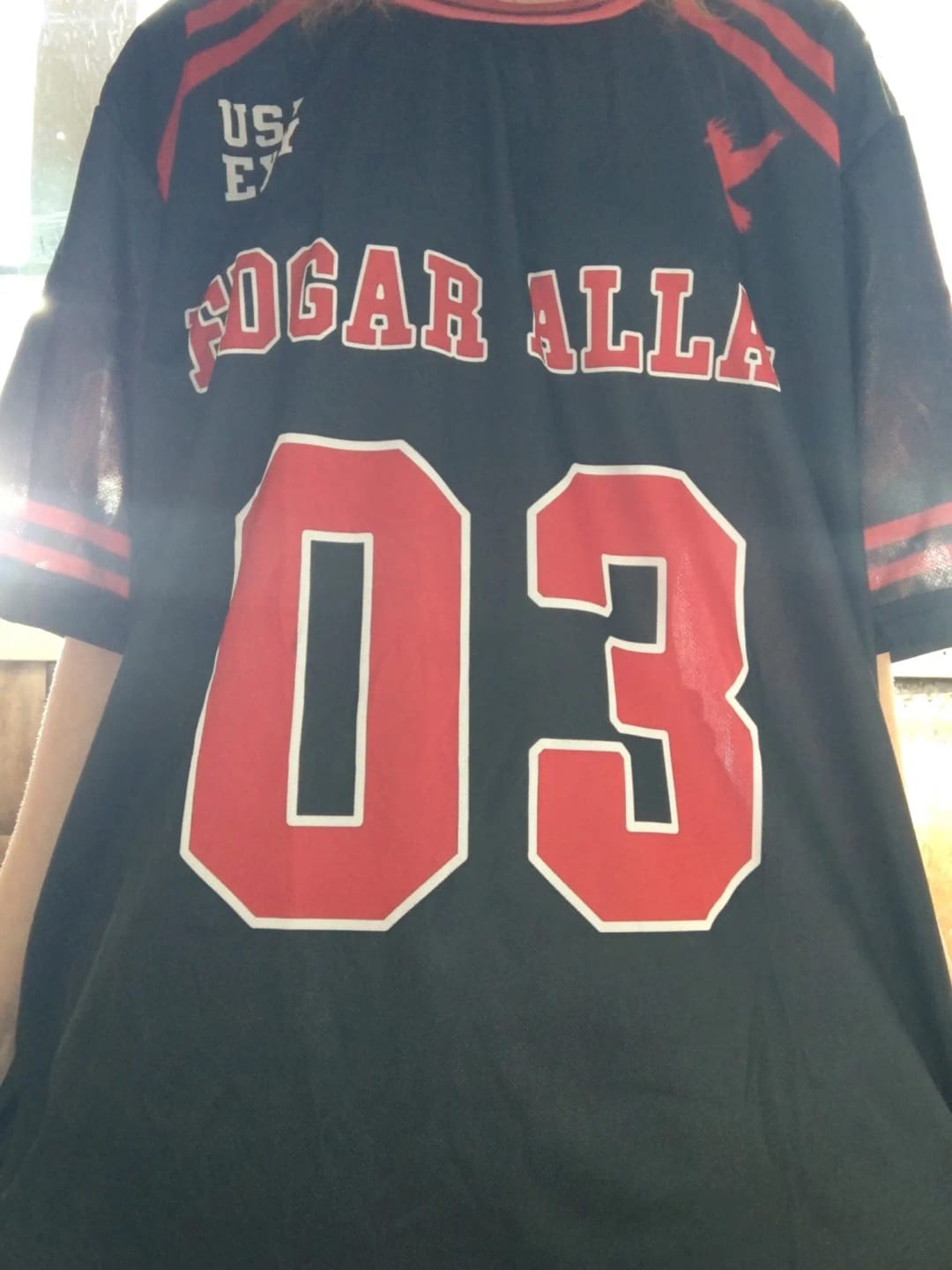 Customer photo review of Edgar Allan Ravens Lacrosse Jerseys