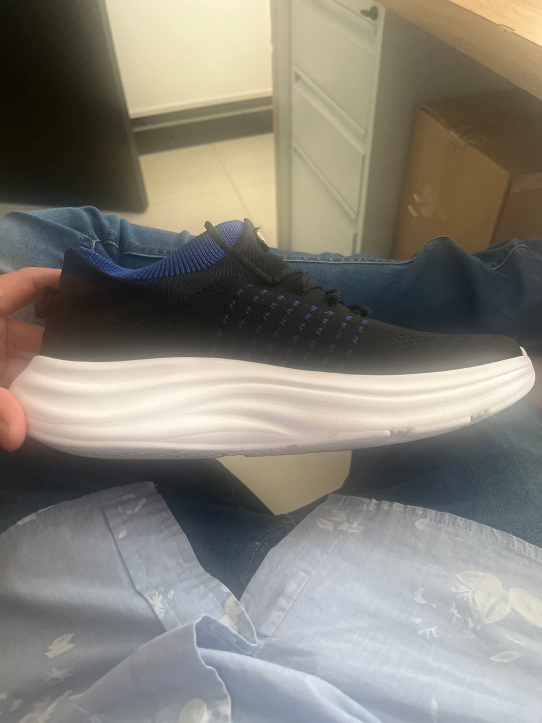Customer photo review of GUFFO FLOW | Tenis ergonómicos de alto confort