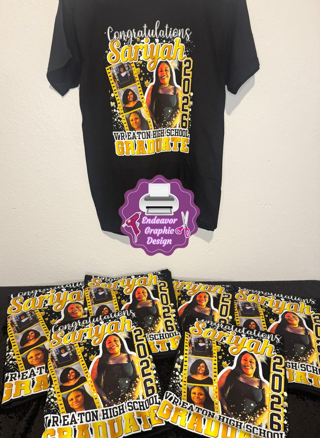 Customer photo review of DTF Gang Sheet Upload