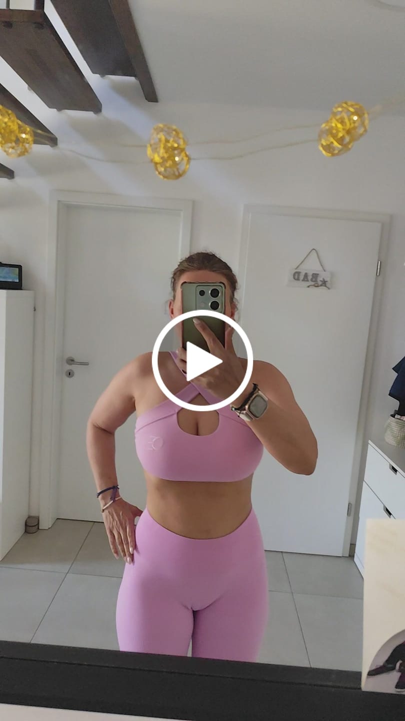Customer video review of DIVINE Scrunch Shorts - Rose Pink