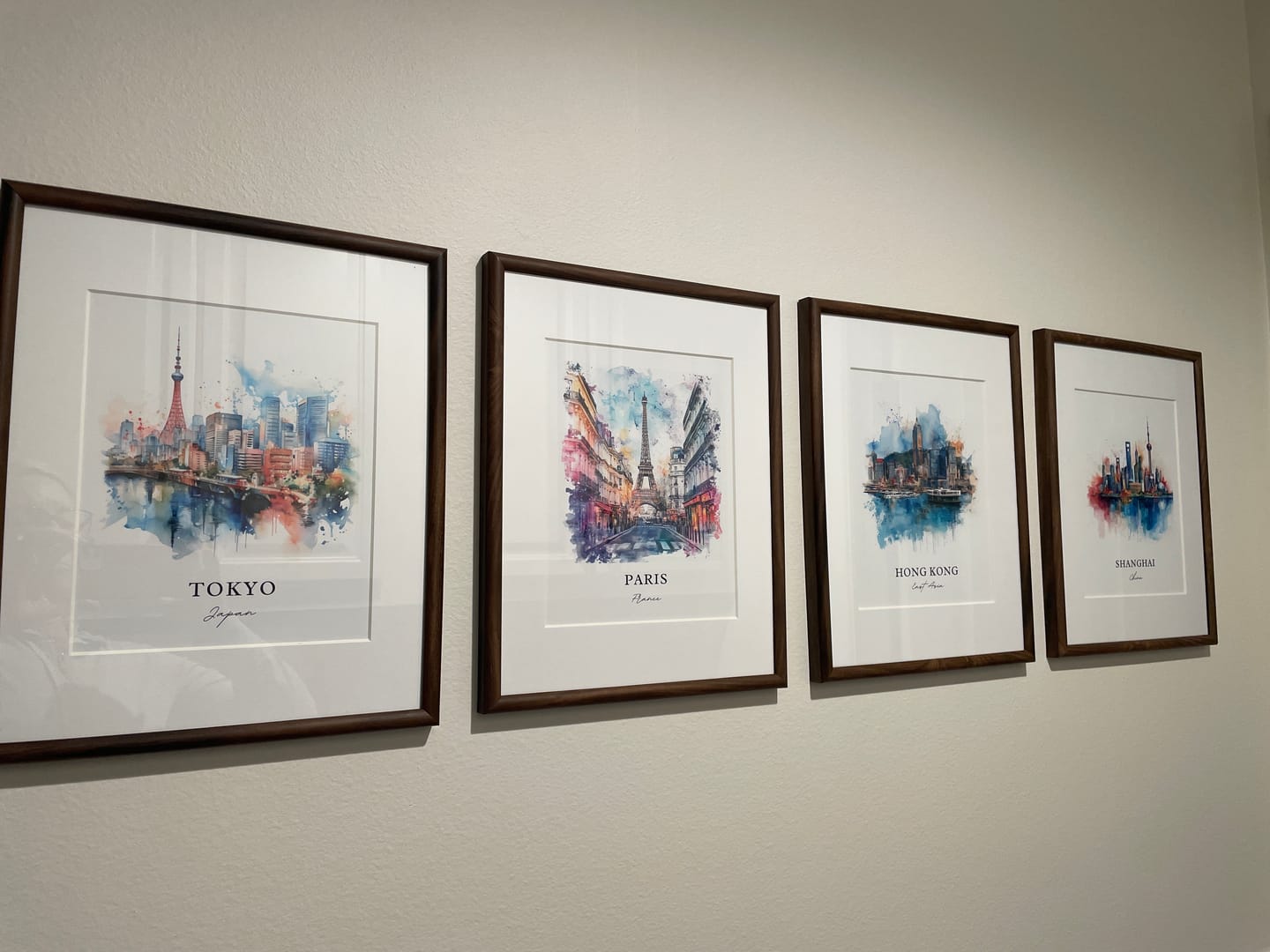 Customer photo review of Tokyo, Japan – Watercolor Art Print