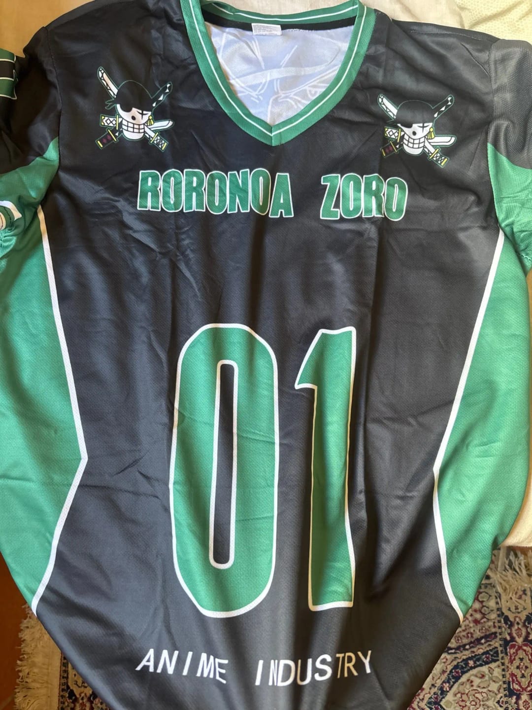 Customer photo review of Zoro 01 One Piece Jerseys