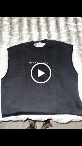 Customer video review of 'MENTAL GRIT CLUB' FRENCH TERRY CUT-OFF