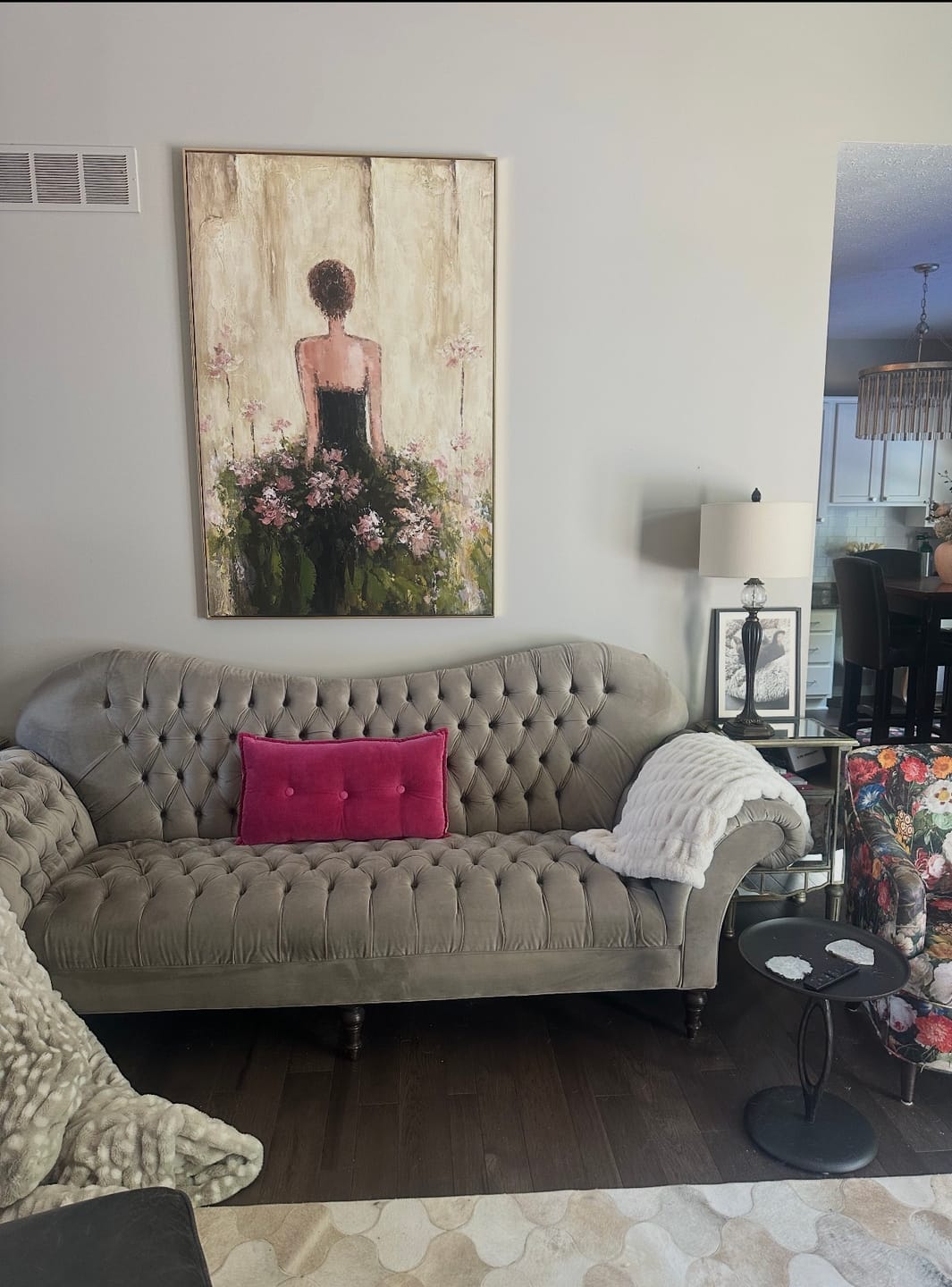 Customer photo review of Textured Sylvan Reverie | Blush Petals