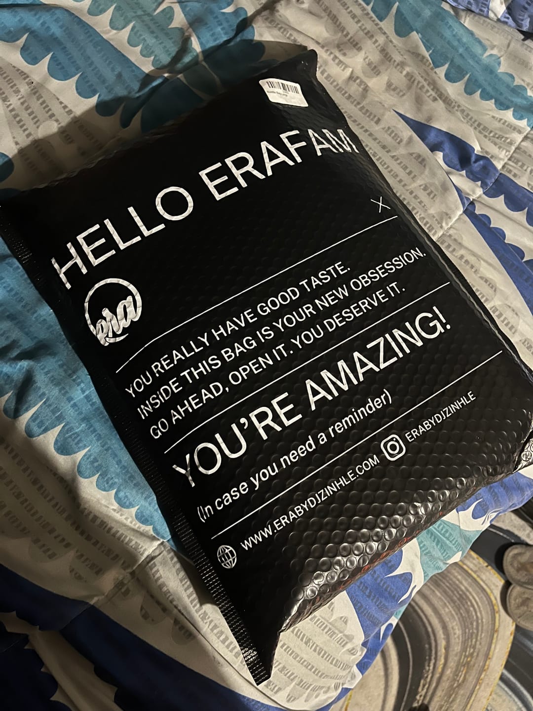 Customer photo review of Black Pulse Bag