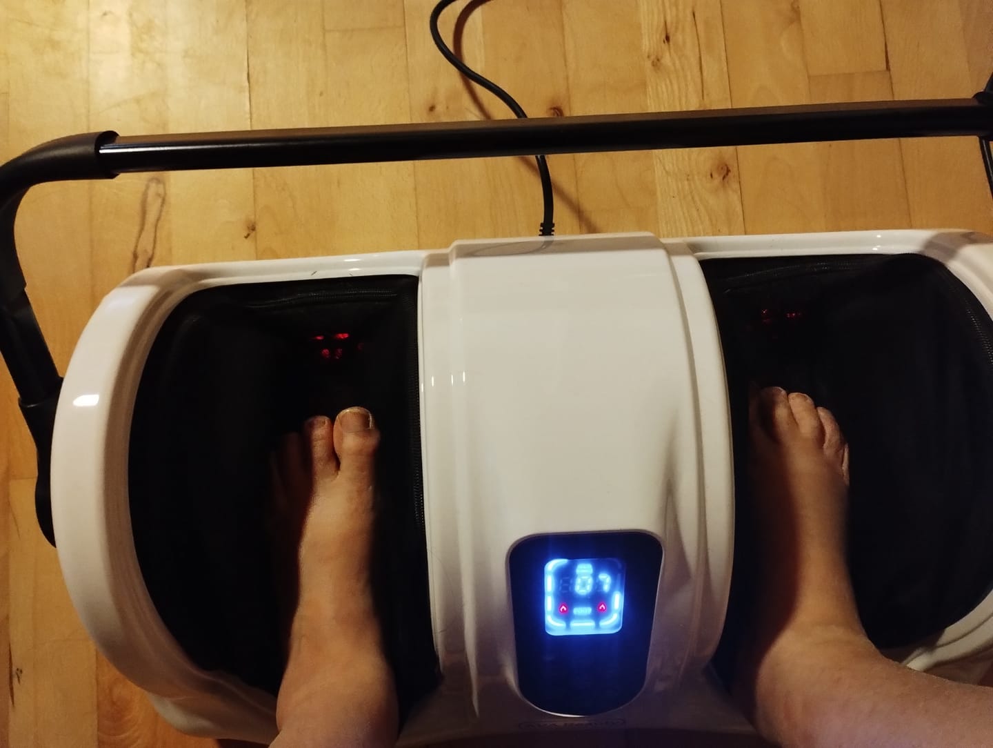Customer photo review of Fod- og lægmassageapparat med fjernbetjening (OUTLET)