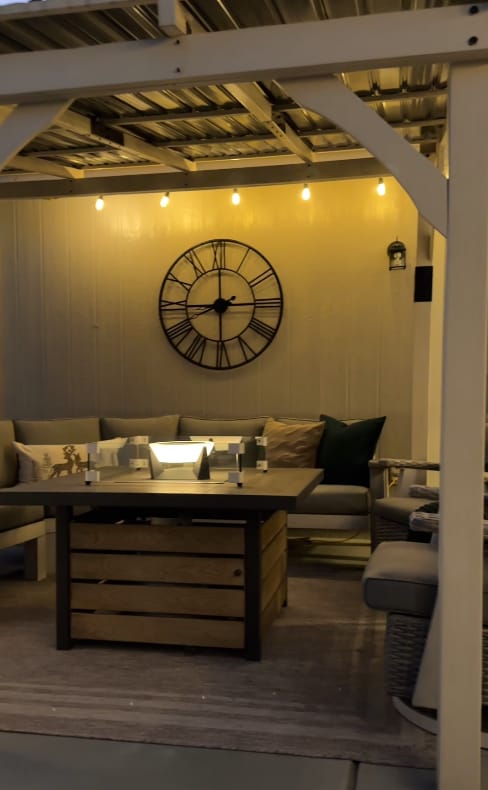 Customer photo review of RIRZ HALO | Modern Solar Outdoor Lamp