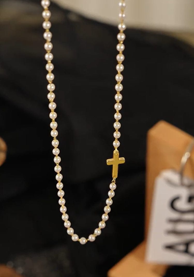 Customer photo review of The Eternal Pearl Necklace