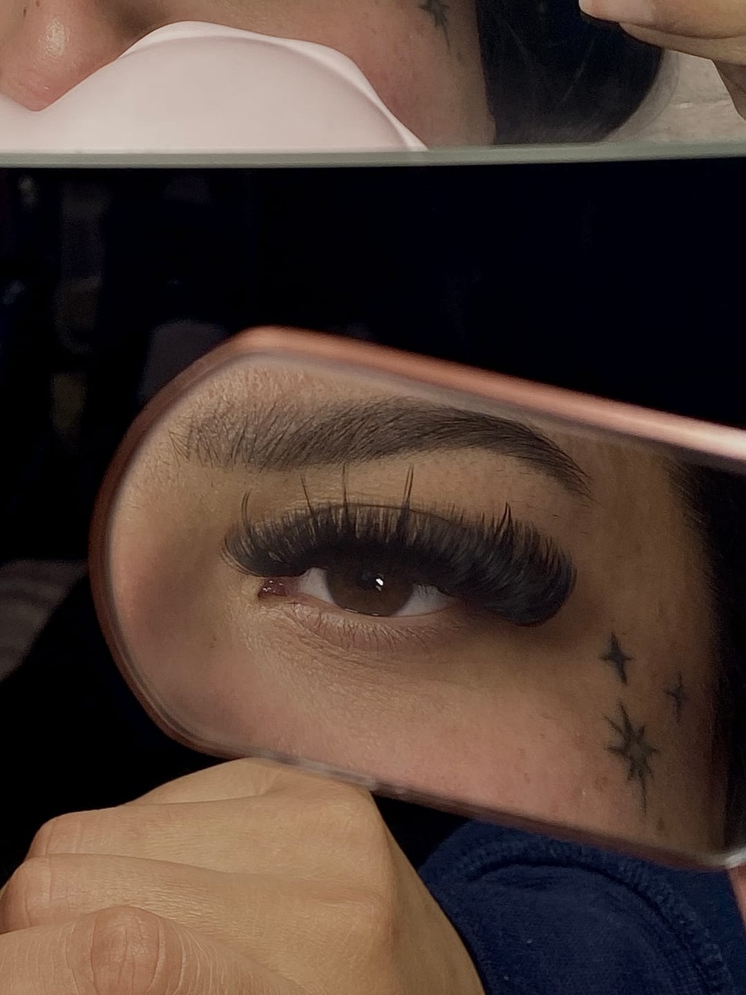 Customer photo review of VEYESINC Cashmere Lashes - 0.03MM