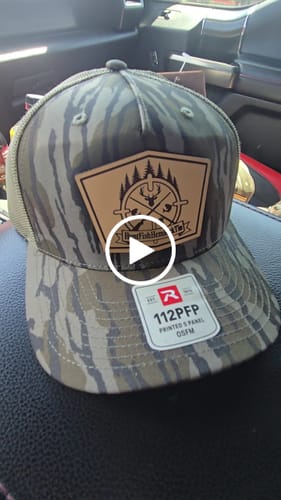 Customer video review of Premium Custom Leather Patch Hats (Wholesale)