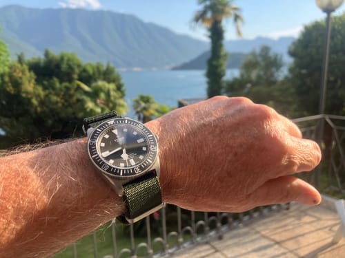 Customer photo review of Five Eye Nylon Watch Strap - Solid