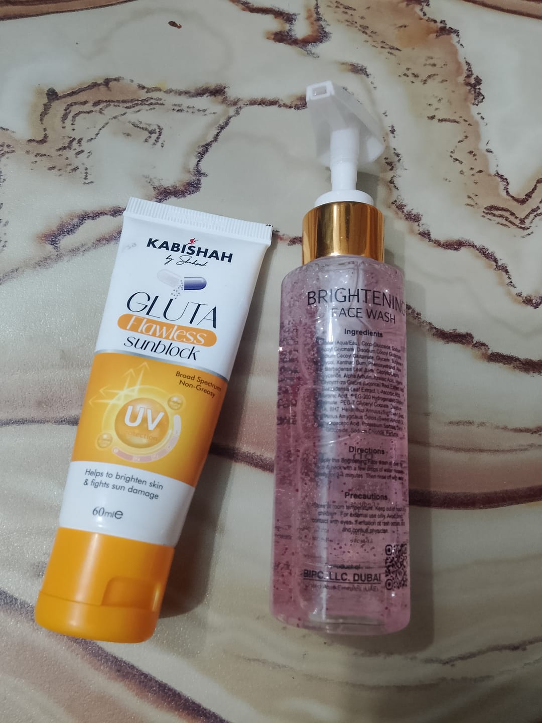 Customer photo review of Cleanse & Shield Duo