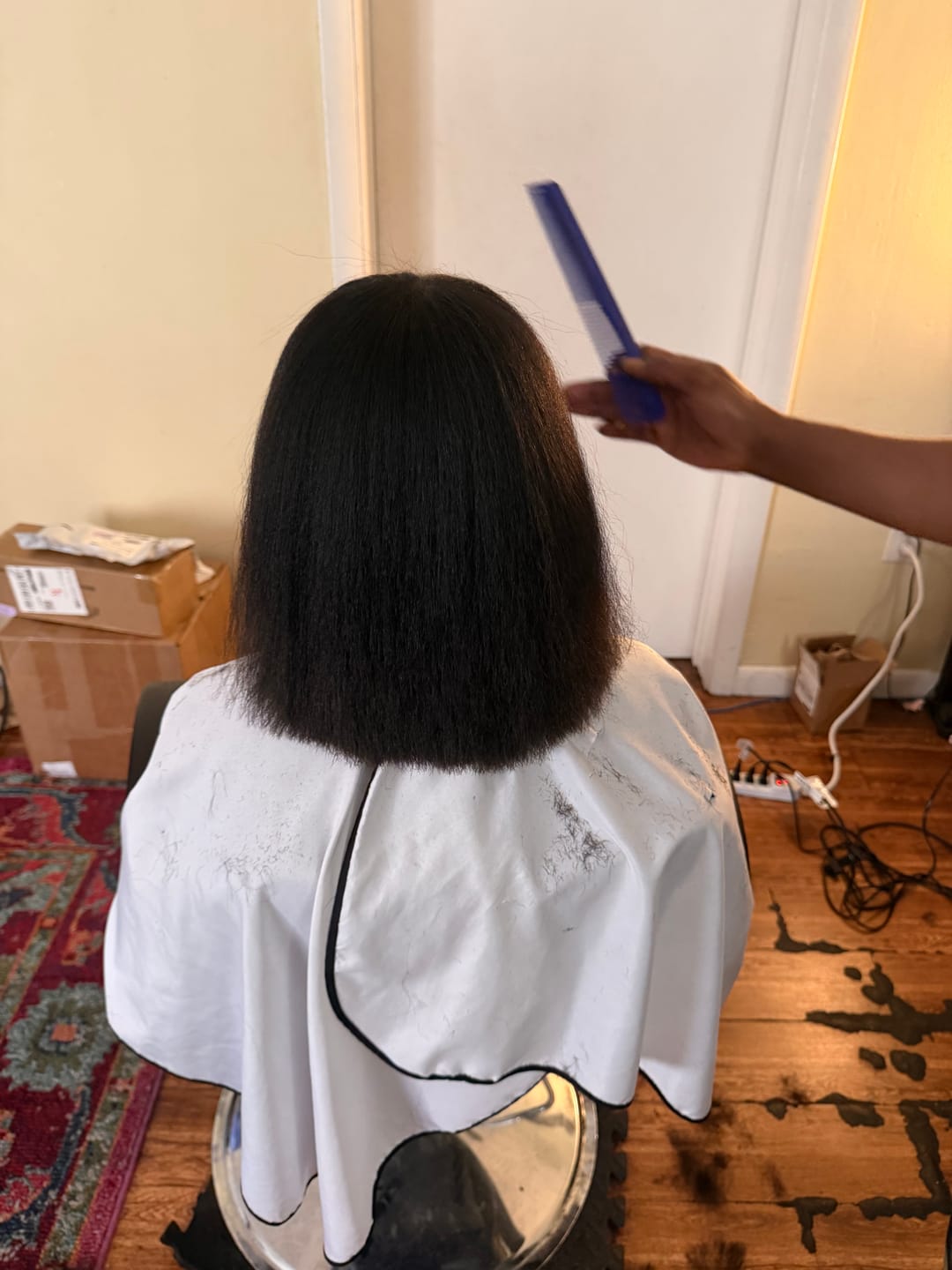 Customer photo review of Batana Repair Hair Butter