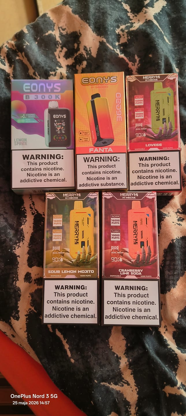 Customer photo review of Jednorazówki MERRYMI M-Mecha 16K Buchów - E papieros 3%