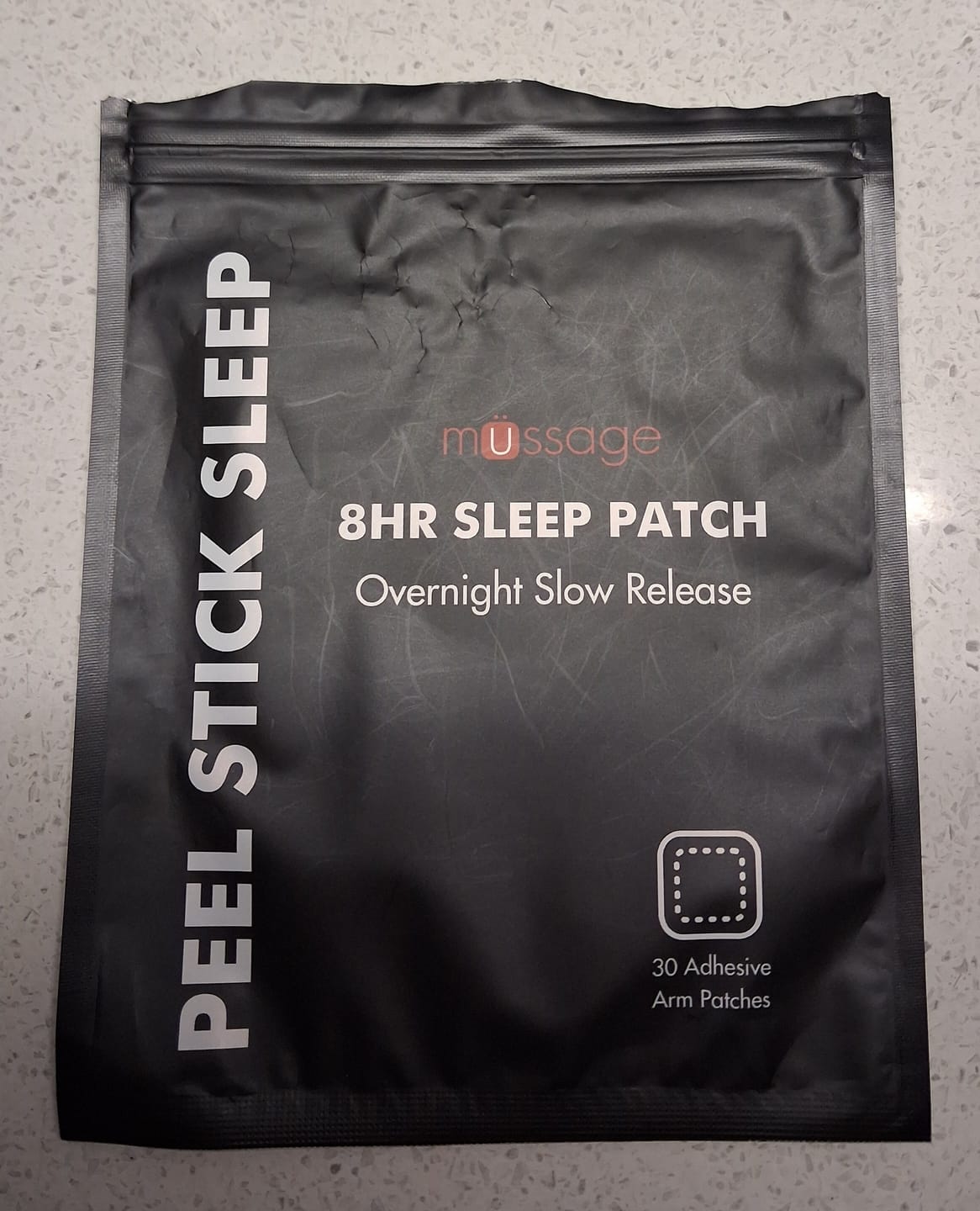 Customer photo review of mussage 8 Hour Sleep Patch