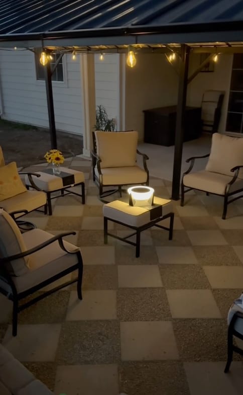 Customer photo review of RIRZ HALO | Modern Solar Outdoor Lamp