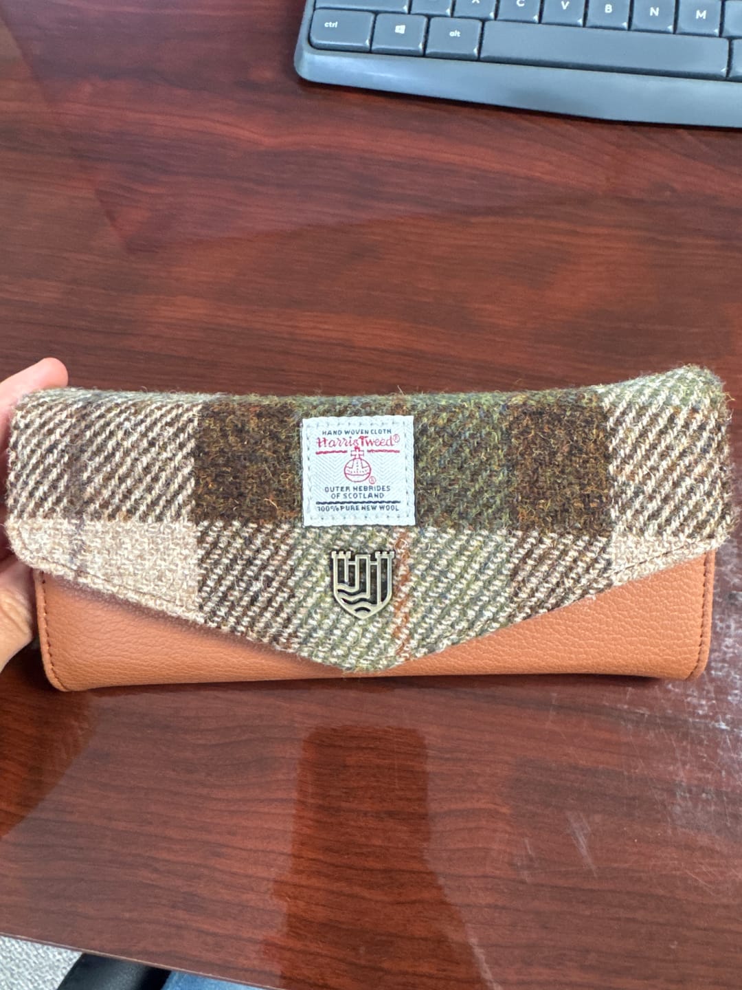 Customer photo review of The Large Clasp Wallet