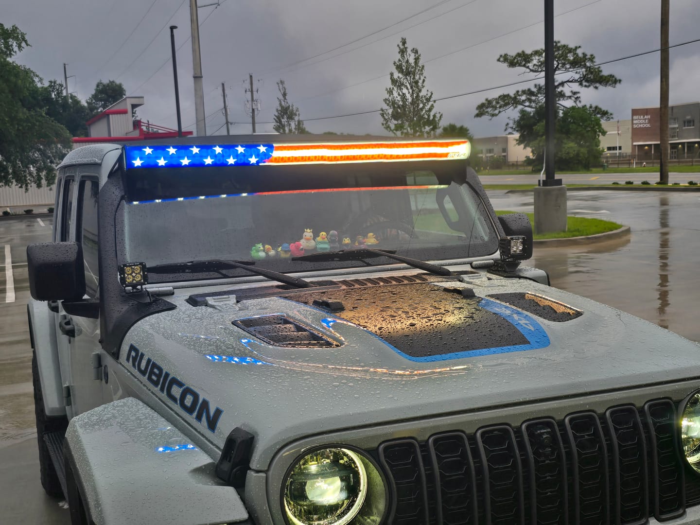 Customer photo review of Light Bar Cover | Dual Row 52"