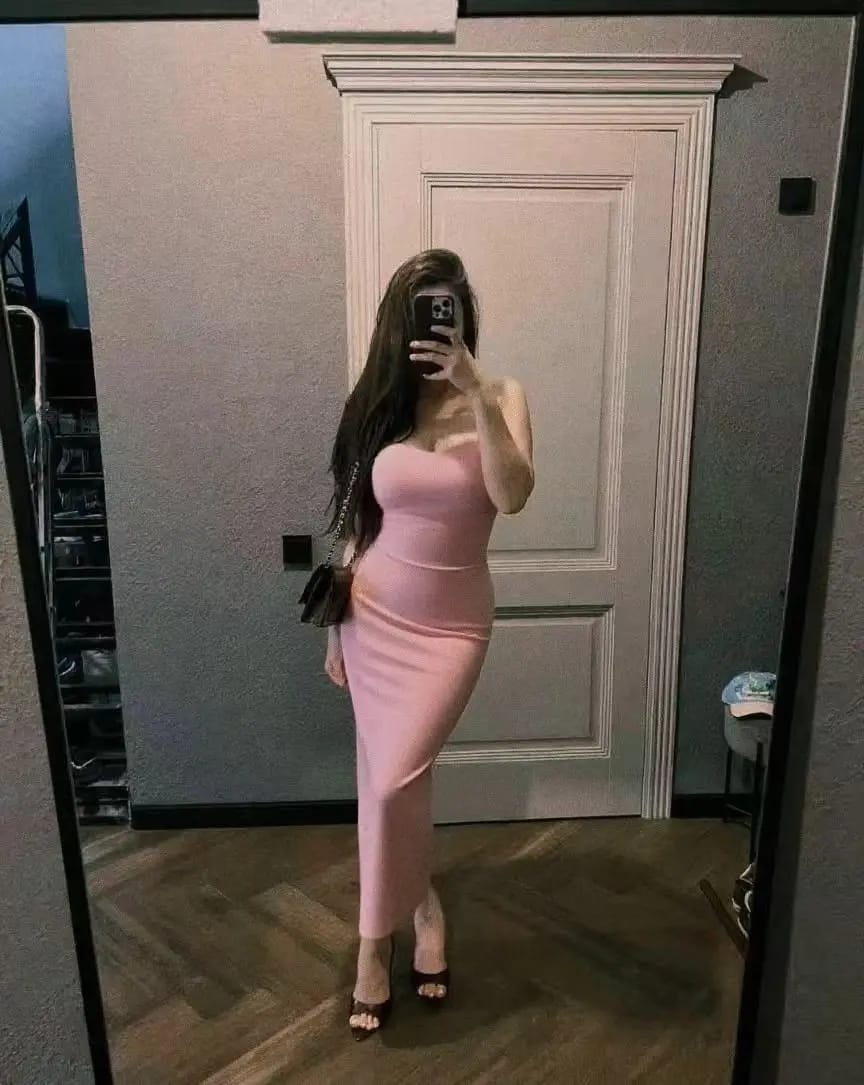 Customer photo review of Genna V Neck Strap Maxi Dress