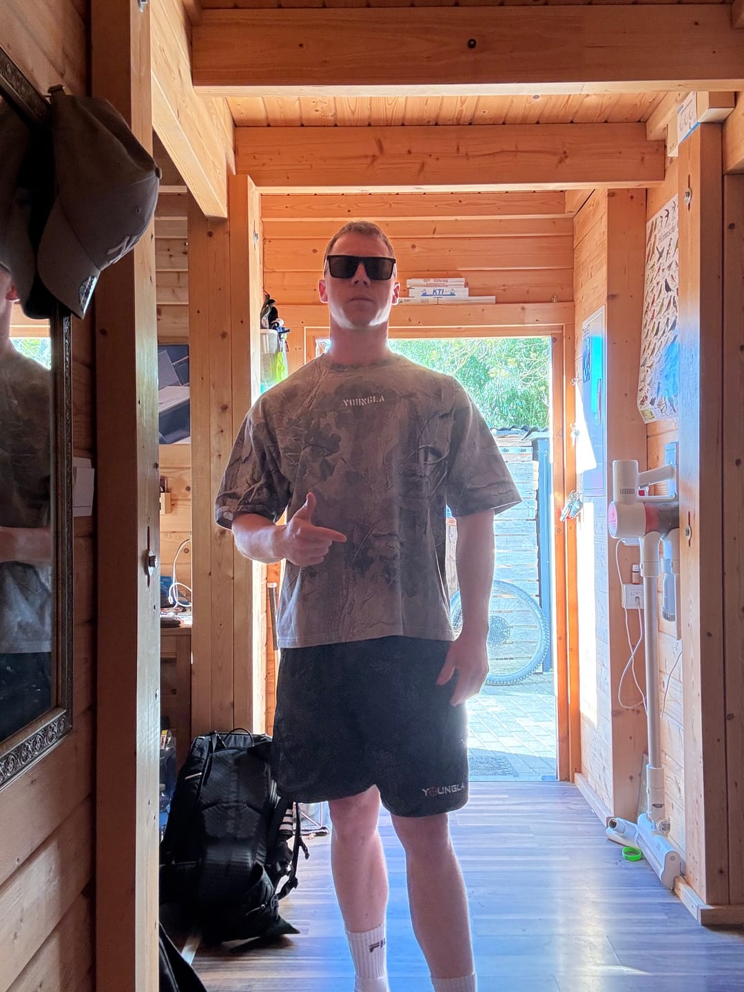 Customer photo review of 1117 - Tree Camo Mesh Shorts