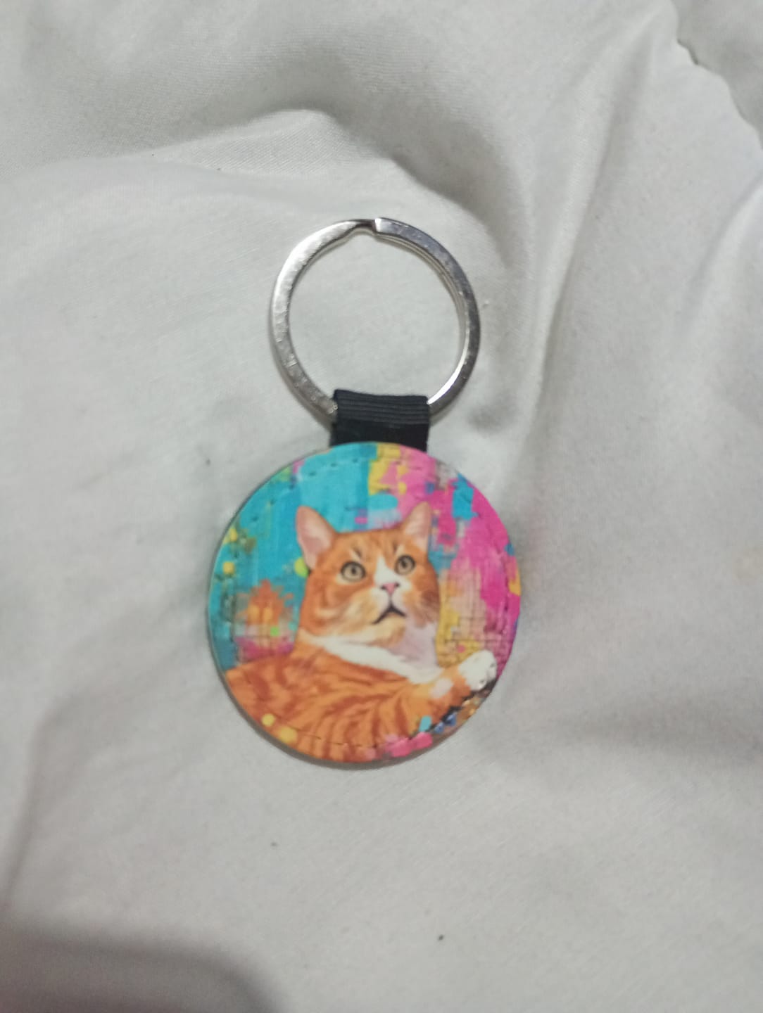 Customer photo review of Streetart - Personalised Keychain