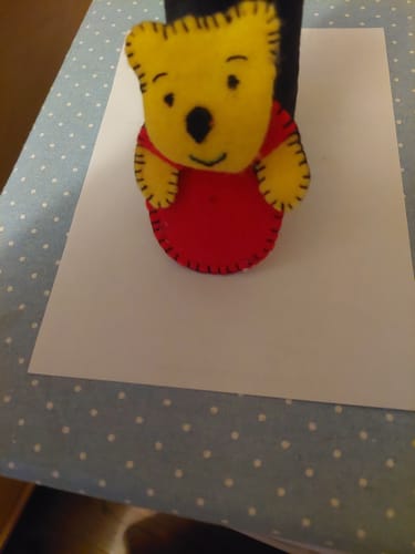 Customer photo review of Pocket Teddy Bear Pooh  PDF Pattern