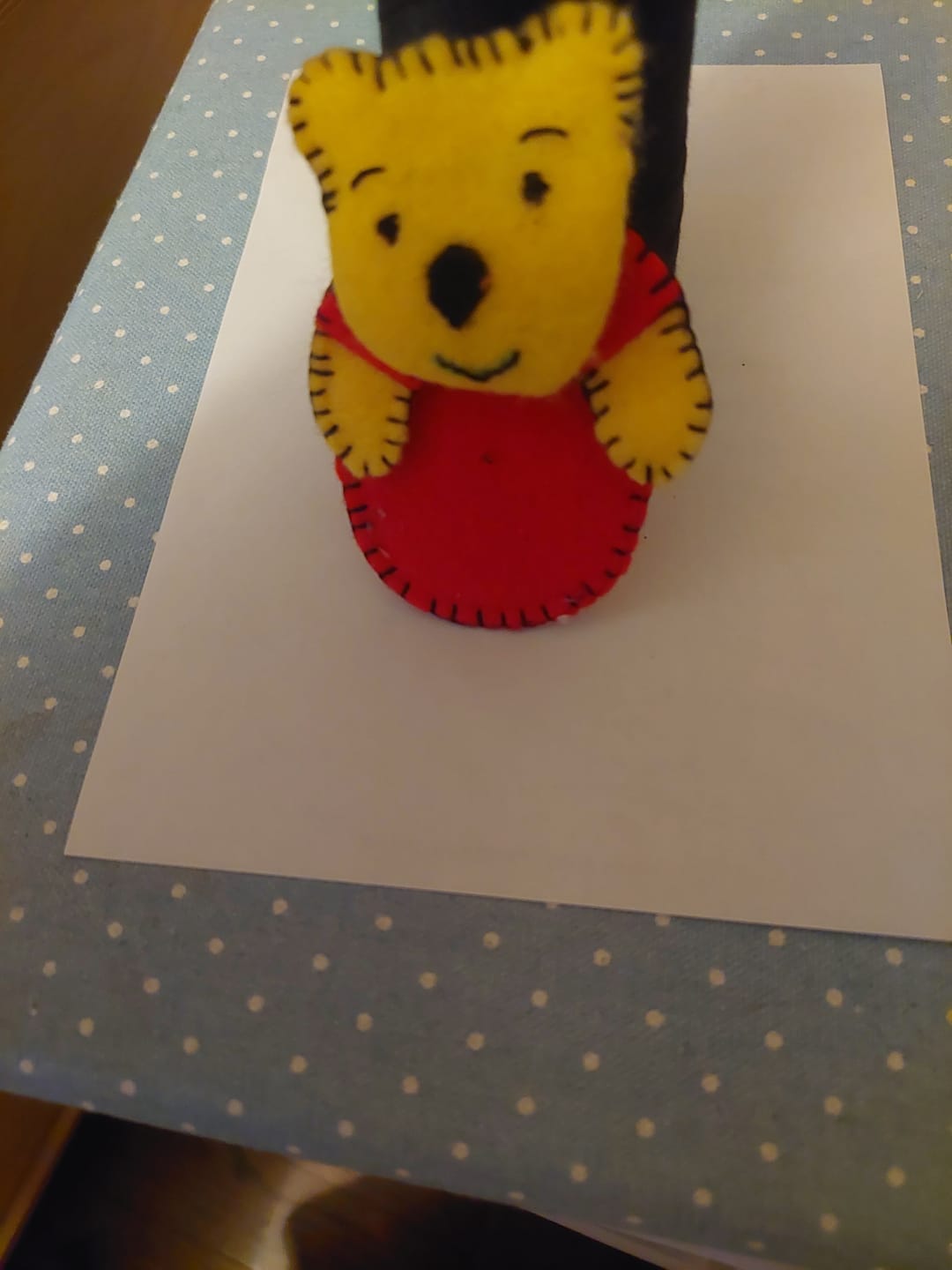 Customer photo review of Pocket Teddy Bear Pooh  PDF Pattern