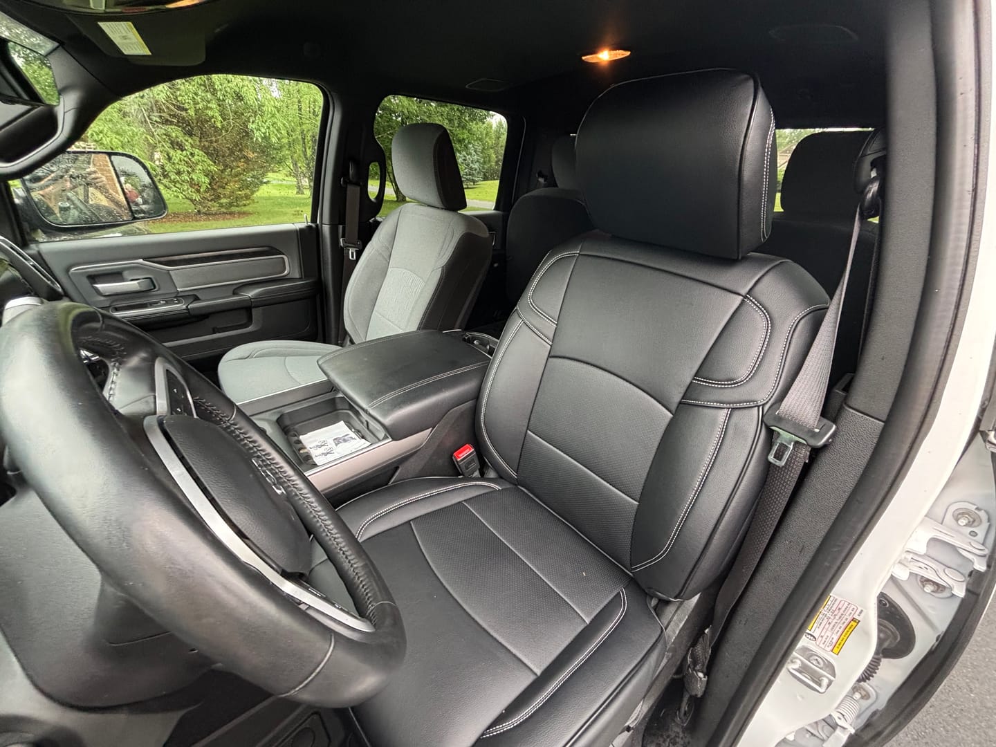 Customer photo review of 2019+ Dodge Ram 2500 3500 Leather Seat Covers