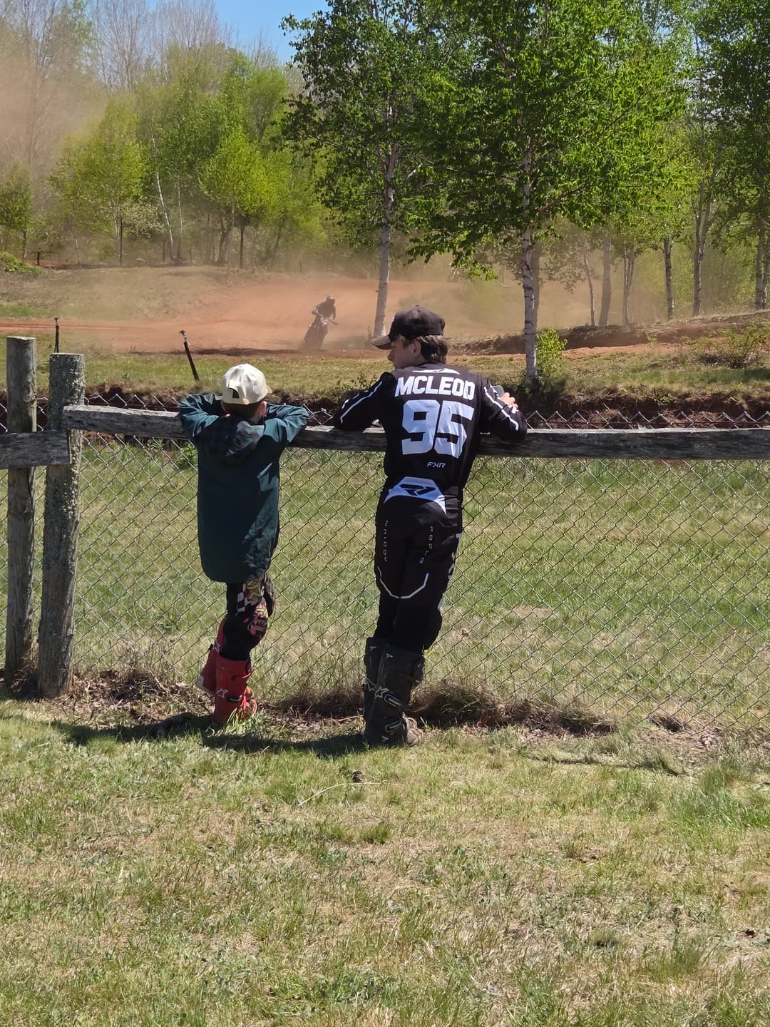 Customer photo review of Pit Crew Jacket- Trackside Green