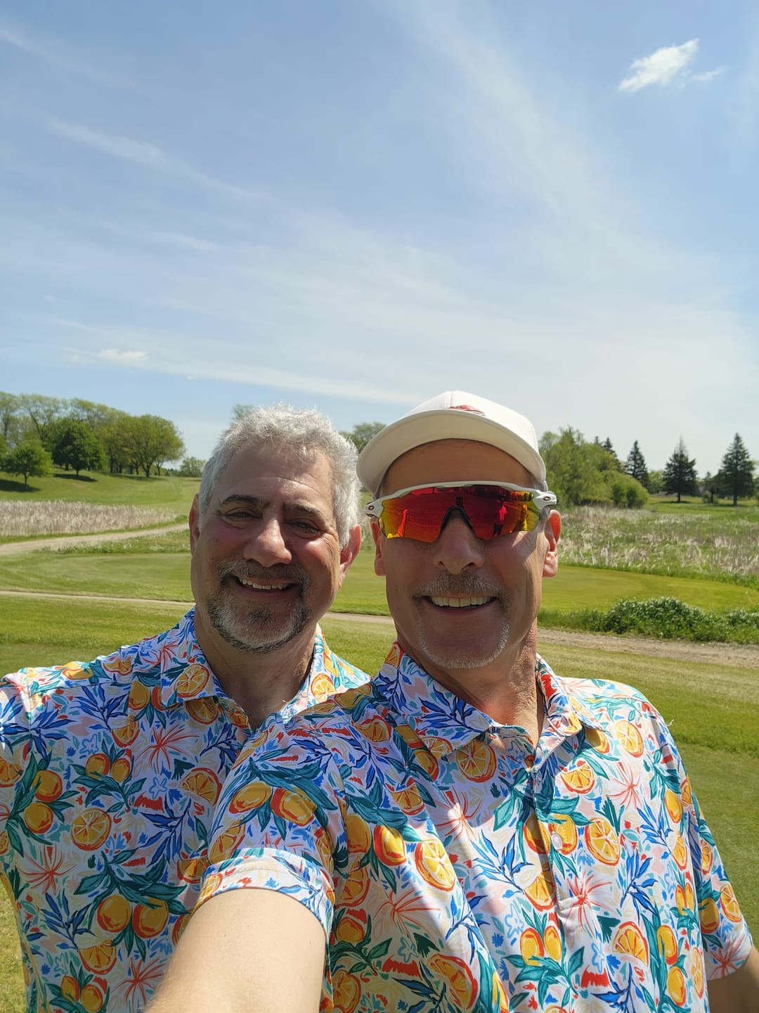 Customer photo review of Florida Oranges Everyday Polo