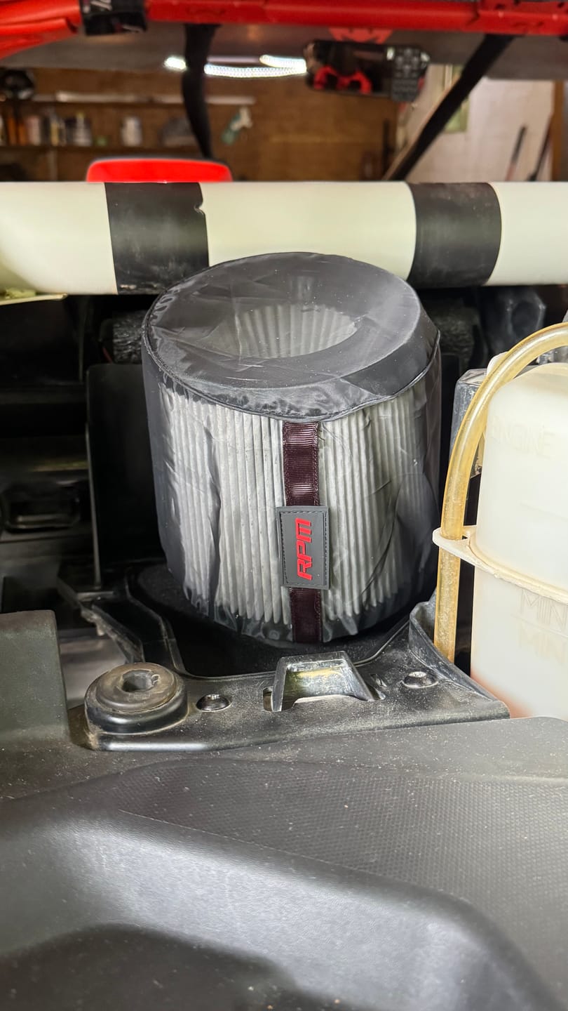 Customer photo review of RPM Can-Am X3 High Flow Carbon Intake Kit