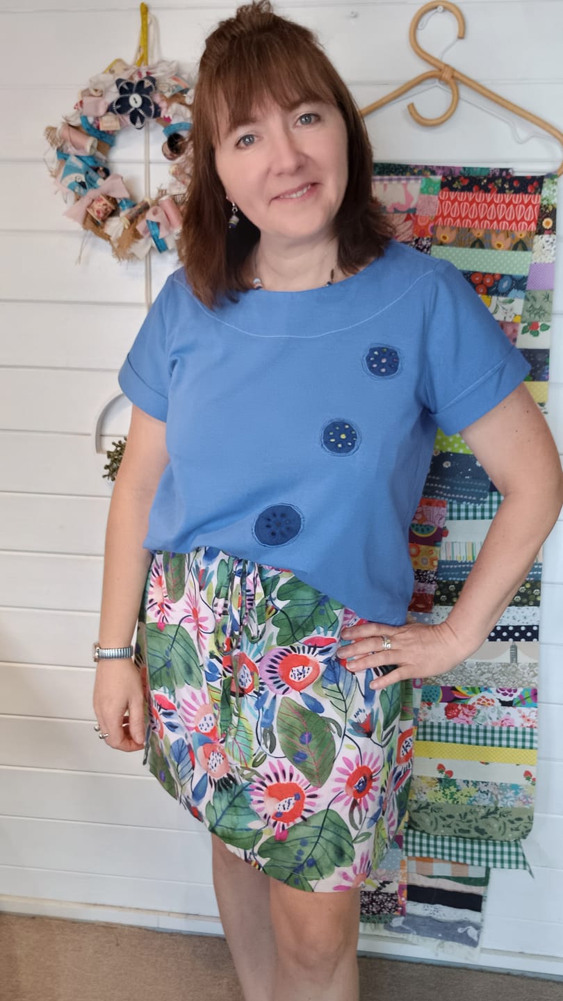 Customer photo review of Plain Cotton Jersey Fabric