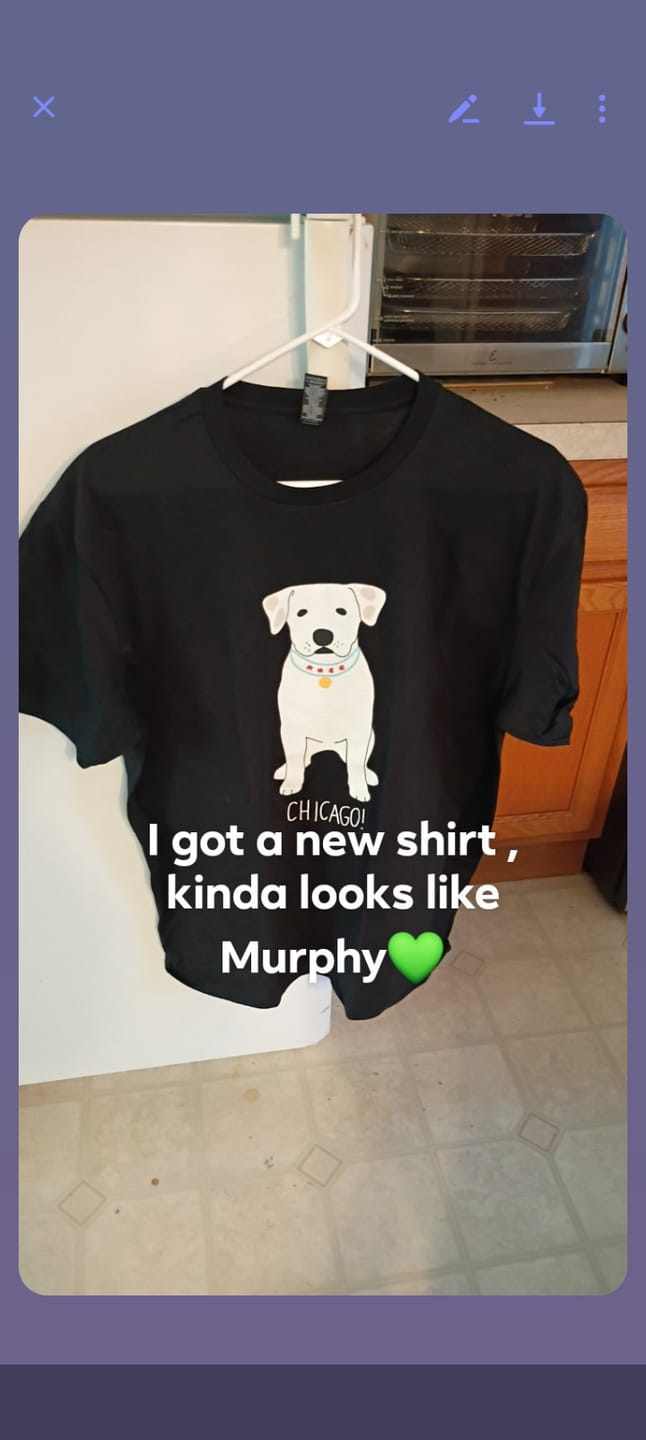 Customer photo review of Chi Pup Pride T-Shirt