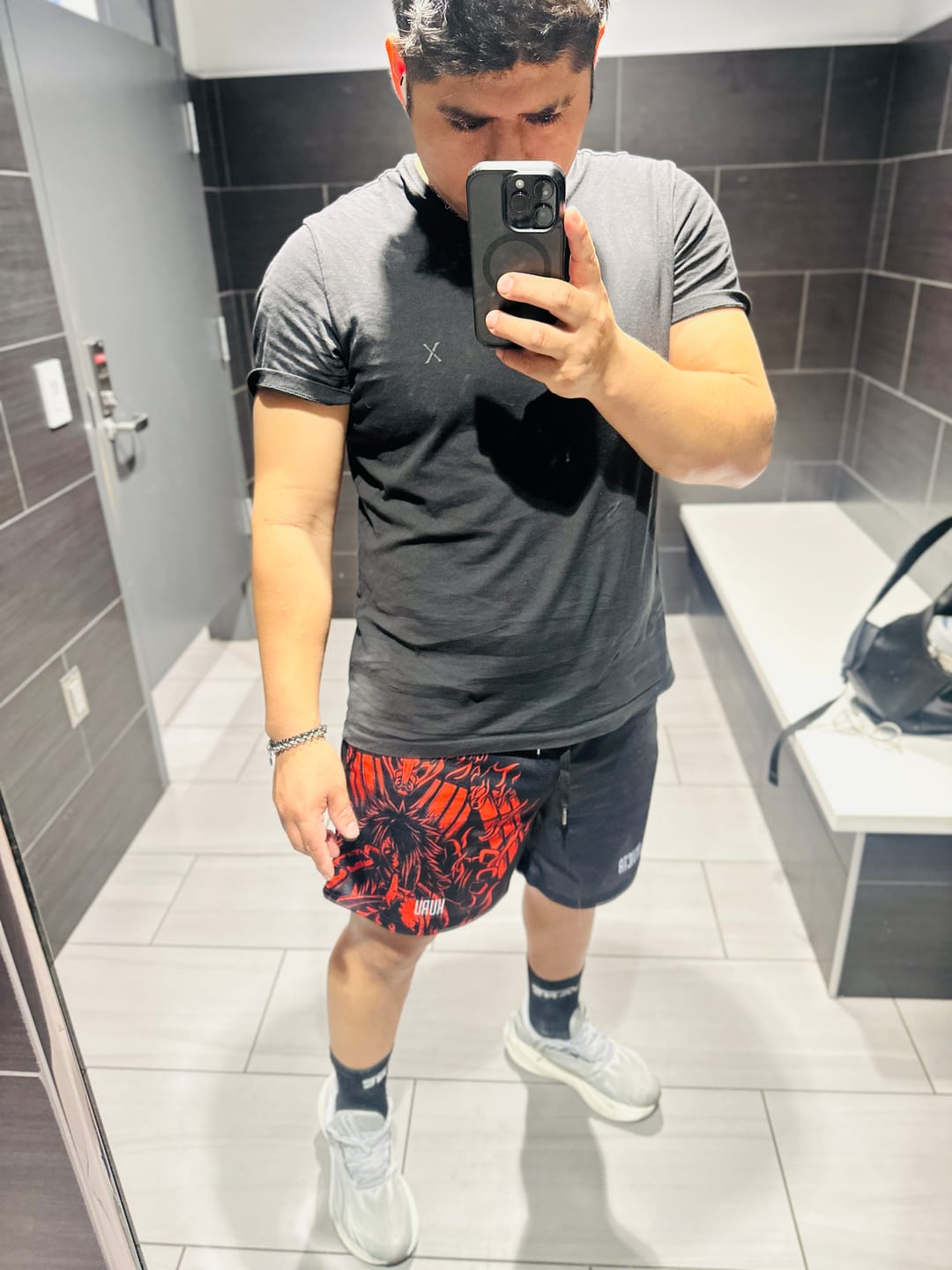 Customer photo review of Hellfire Shorts