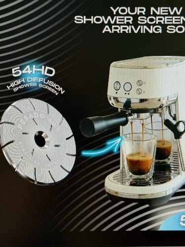Customer photo review of High Diffusion Espresso Shower Screen - LM, E61, HX, MV