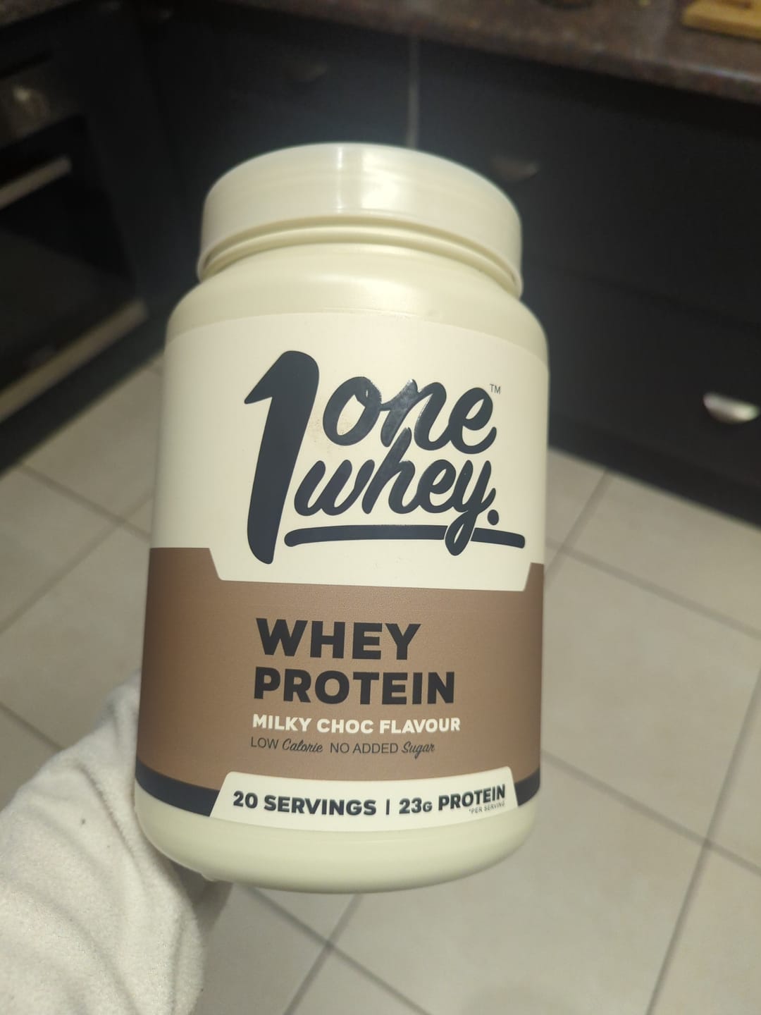 Customer photo review of ONE WHEY Whey Protein - Vanilla Custard