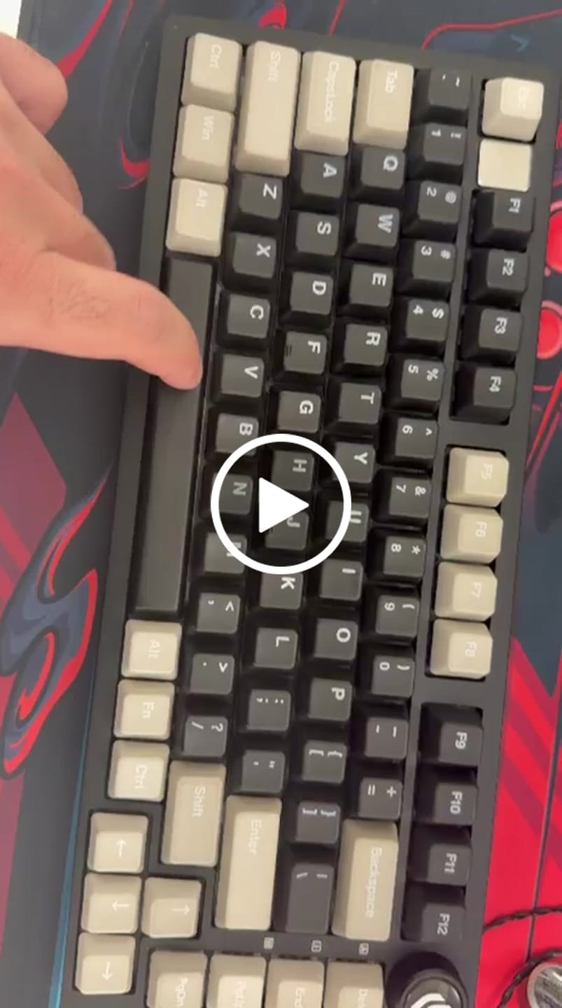 Customer video review of KEYGEEK Y3 LINEAR SWITCH FACTORY LUBED (10PCS)