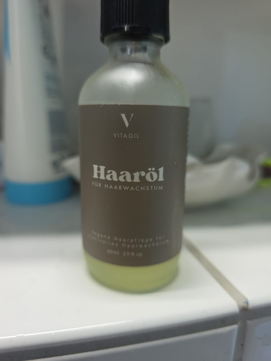 Customer photo review of Veganes Haaröl für schnelles Wachstum