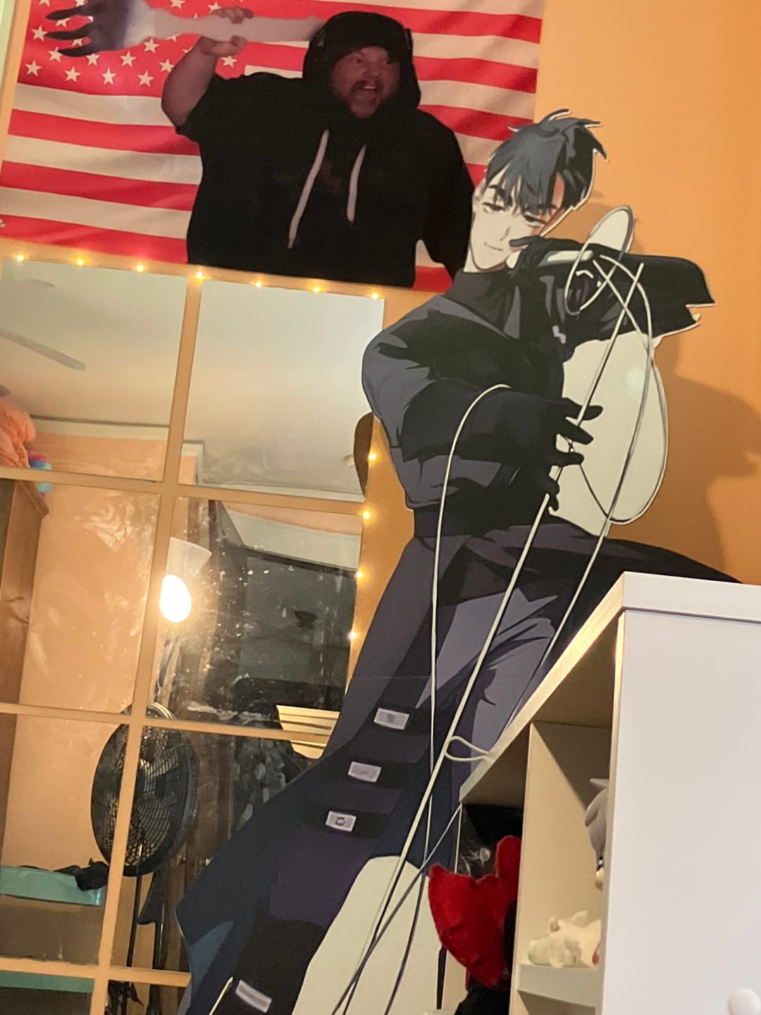 Customer photo review of Personalized Cardboard Cutouts | Custom Life Size Cutout